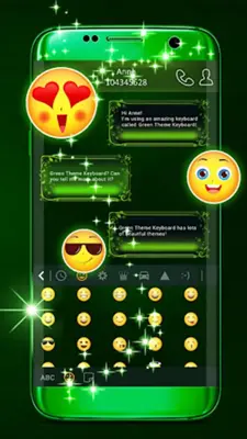 Green Keyboard android App screenshot 1