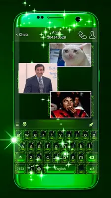 Green Keyboard android App screenshot 2